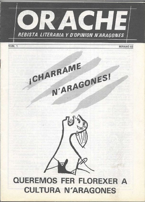 Portada de la primera edición de la revista Orache.