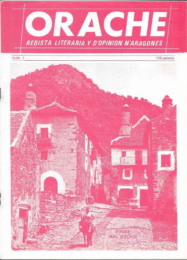 Portada de la séptima edición de la revista Orache.