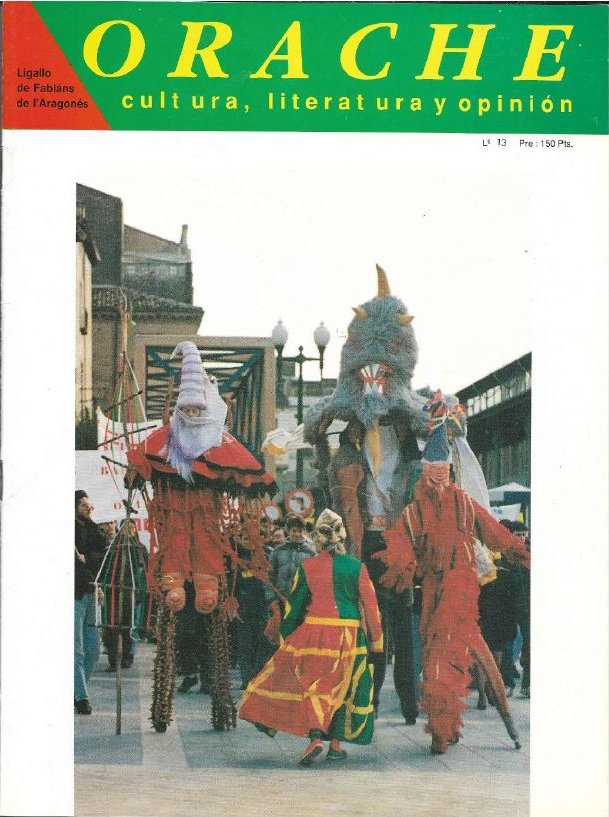 Portada de la decimotercera edición de la revista Orache.